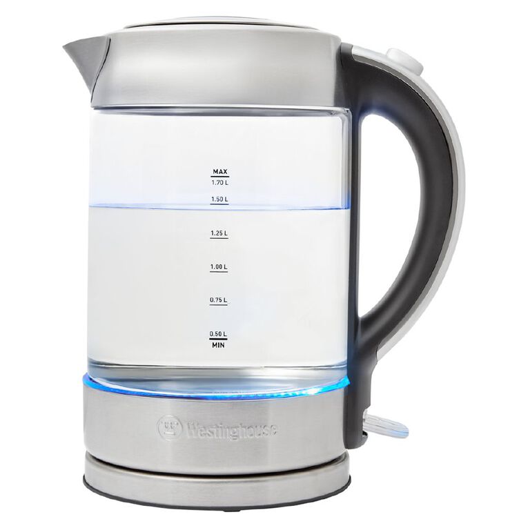 Westinghouse 1.7L Glass Kettle, , hi-res