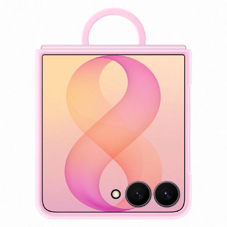 Samsung Galaxy Z Flip8 Silicone Ring Magnet Case - Pink, , hi-res