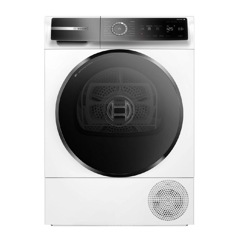 Bosch 8kg Series 8 Heat Pump Condenser Smart Dryer - White, , hi-res