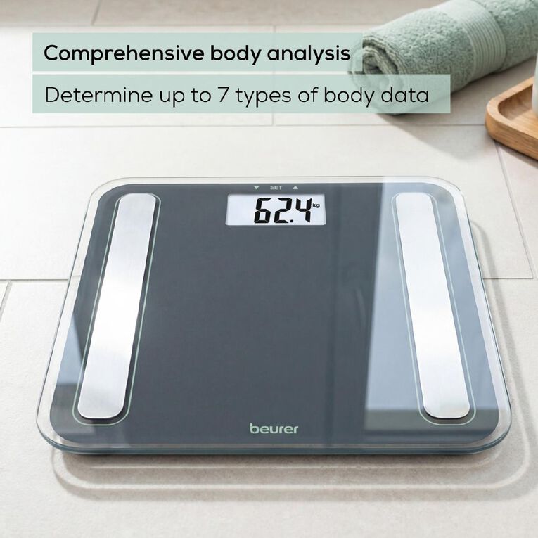 Beurer BF183BG Limited Edition Digital Glass Body Fat Scale, , hi-res