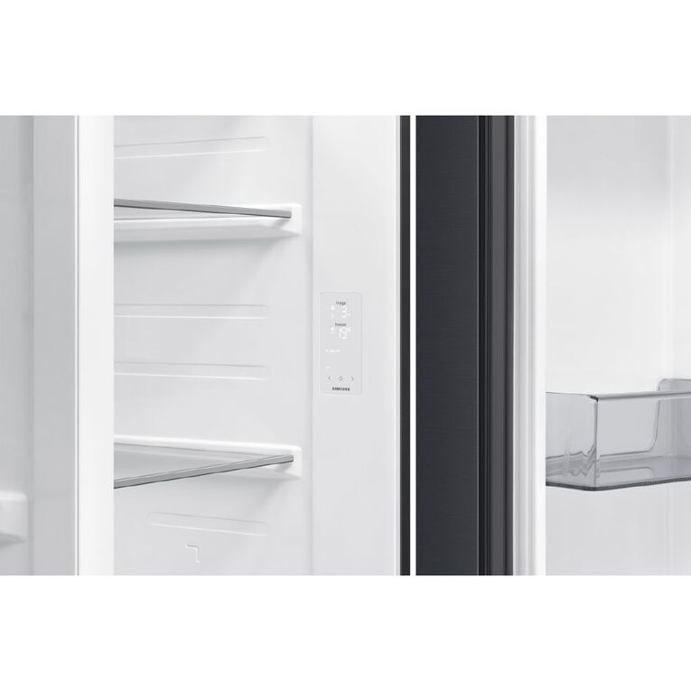 Samsung 635L Side By Side Ice & Water Dispenser Fridge Freezer - Dark Stainless (SRS6200S), , hi-res