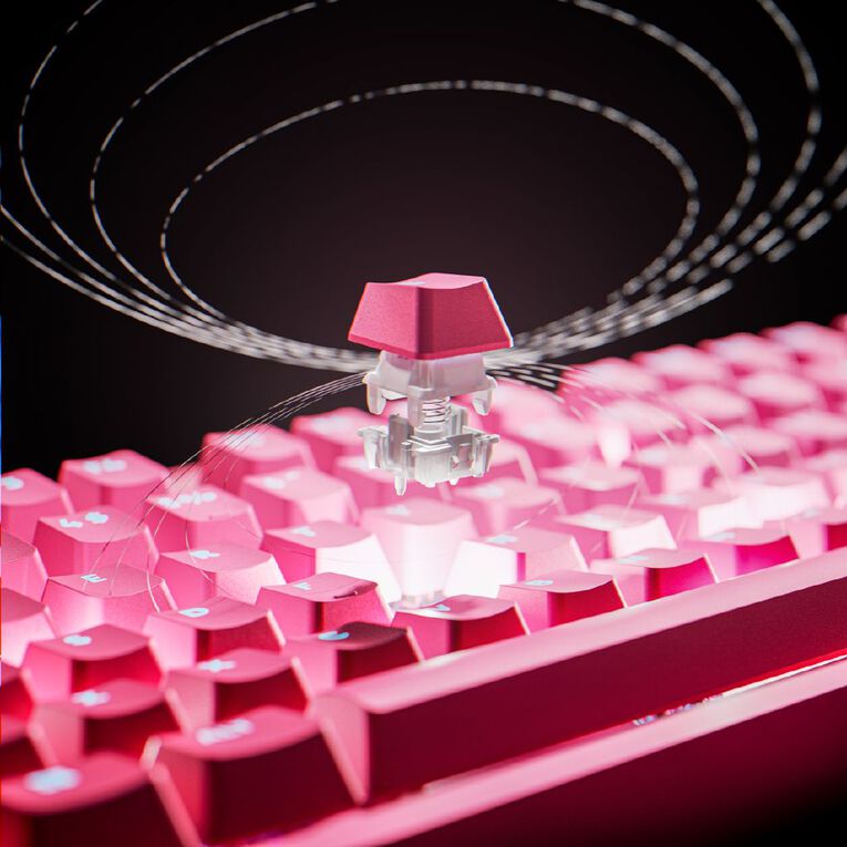 Logitech PRO X2 RAPID 8K Wired TKL Analog Gaming Keyboard - Magenta, , hi-res