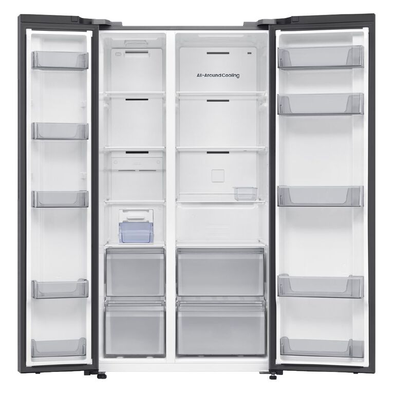 Samsung 655L Side By Side AI Energy Mode Fridge Freezer - Silver (SRS6100S), , hi-res