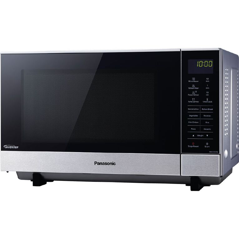 Panasonic 27L Flatbed Inverter 1000W Microwave Oven Stainless Steel (NN