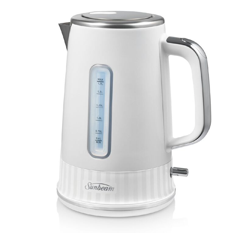 Sunbeam French Riviera Kettle 1.7LWhite, , hi-res
