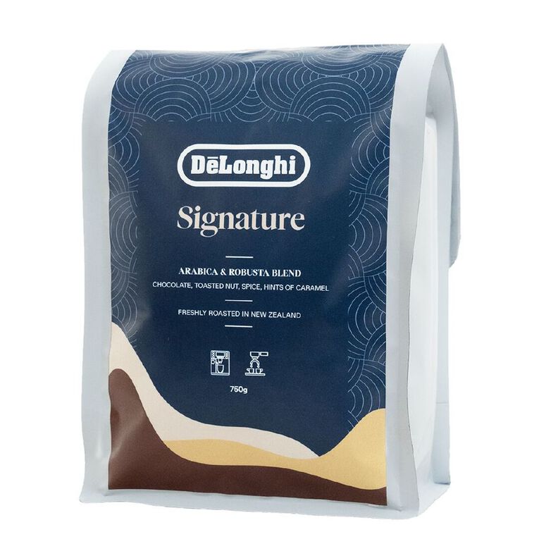 Delonghi NZ Roasted Signature 750g Coffee Beans, , hi-res