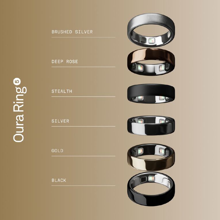 Oura Ring 5 Gold - Size 12, , hi-res