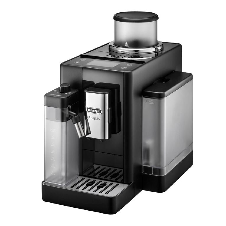 Delonghi Rivelia Fully Automatic Coffee Machine Black Noel Leeming