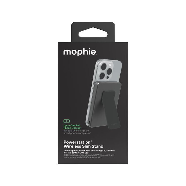 Mophie Qi2 PowerStation Wireless 5K Slim 15W Power Bank with Stand, , hi-res