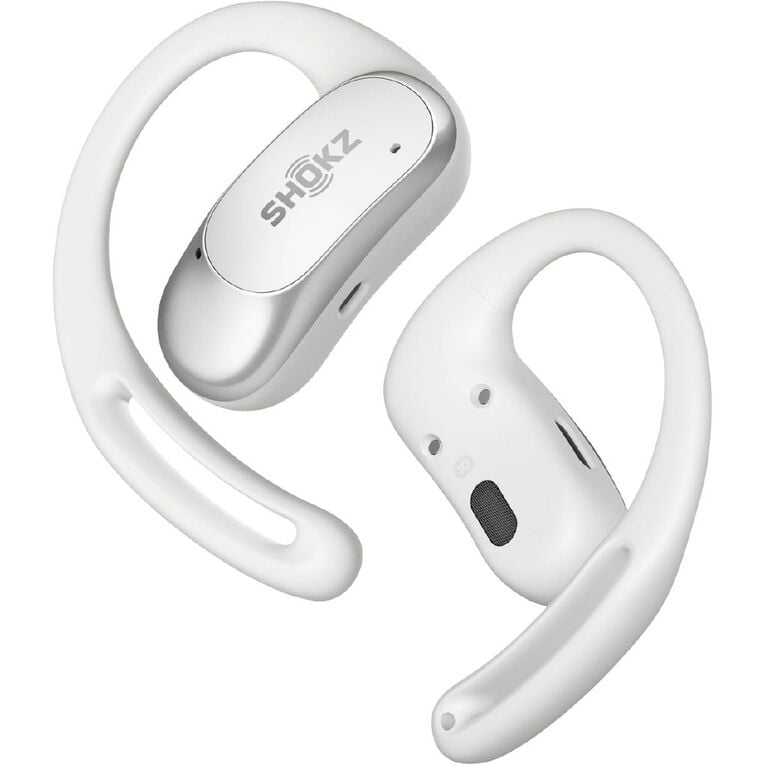 Shokz OpenFit Air True Wireless Open Ear Headphones - White, , hi-res