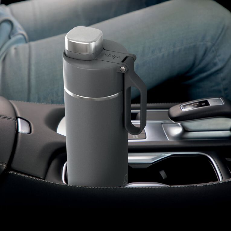 Ninja Thirsti 700ml Travel Bottle - Charcoal Gray, , hi-res