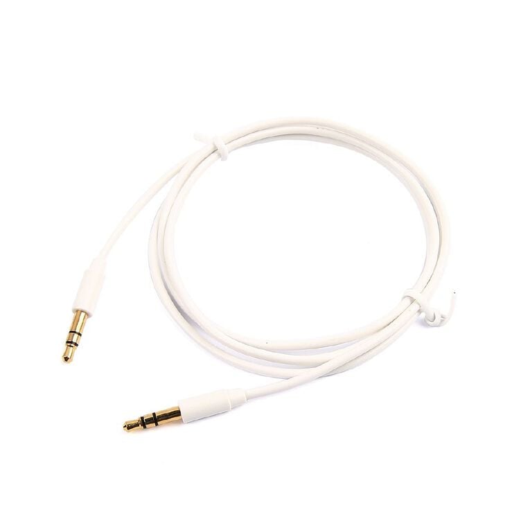 Endeavour 3.5mm AUX Cable White - 1m, , hi-res