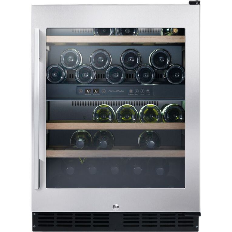 Fisher & Paykel 38 Bottle Wine Dual Zone Noel Leeming