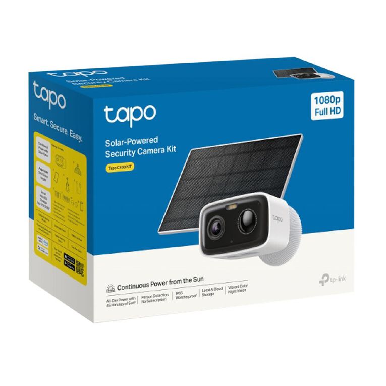 TP-Link Tapo C400 Solar-Powered Security Camera Kit (Tapo C400 + Tapo A201), , hi-res