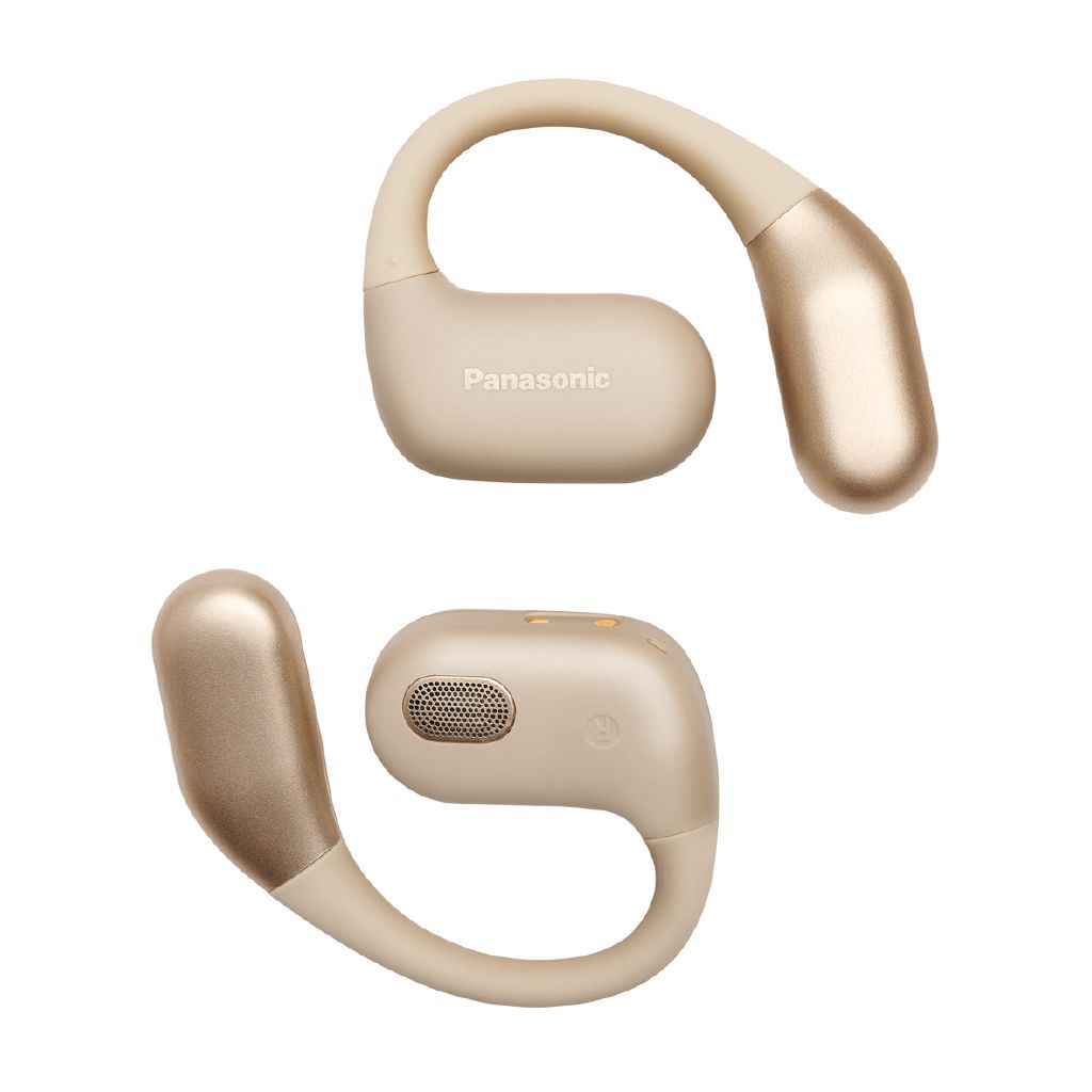 Panasonic RB-F10 Open Ear True Wireless Headphones - Beige - Noel