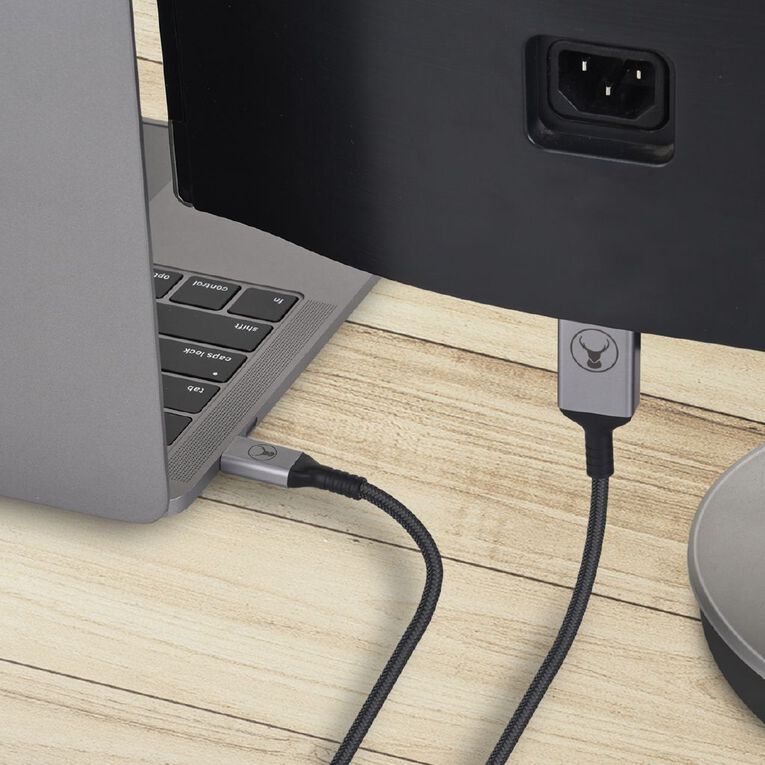 Bonelk Long-Life USB-C to HDMI Cable 2.5m - Black, , hi-res