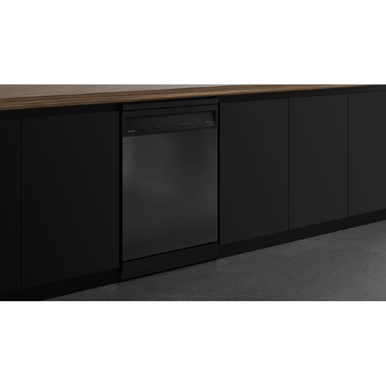 Panasonic Dishwasher Freestanding 15 Place Setting - Black, , hi-res