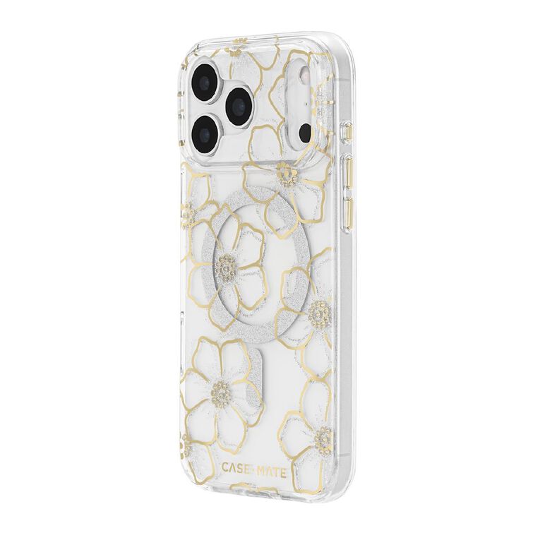 Casemate Floral Gems MagSafe Case for iPhone 18 Pro Max- Gold, , hi-res