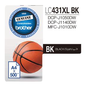 Brother Ink LC431XLBK Black