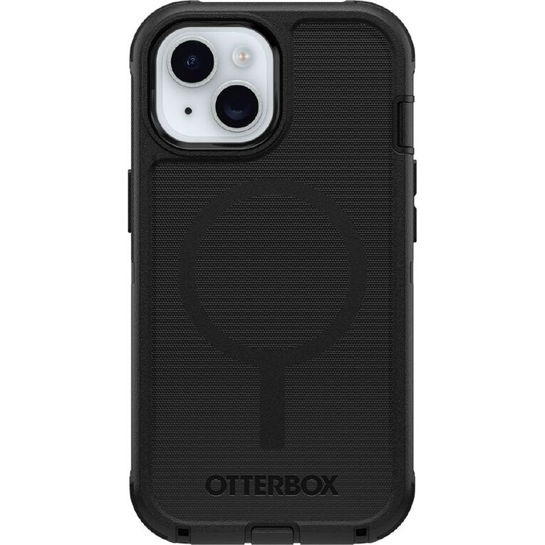 OtterBox Defender MagSafe Case for iPhone 17e/16e/15/14/13 - Black, , hi-res