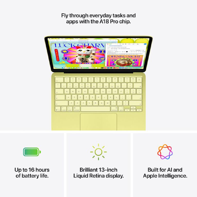 Apple MacBook Neo 13-inch with A18 Pro Chip 8GB/256GB 6 Core CPU 5 Core GPU - Blush, , hi-res