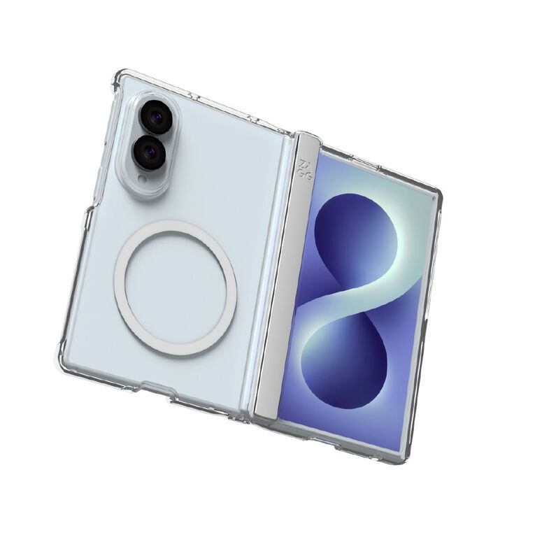 Zagg Crystal Palace Snap Case for Samsung Galaxy Z Fold8 - Clear, , hi-res