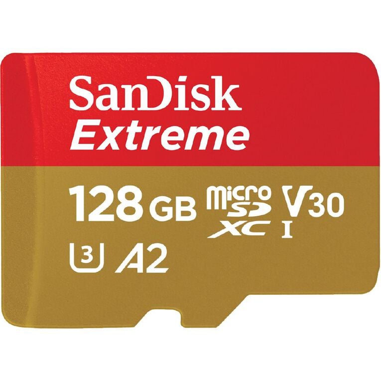Sandisk Extreme 128GB MicroSD Card, , hi-res