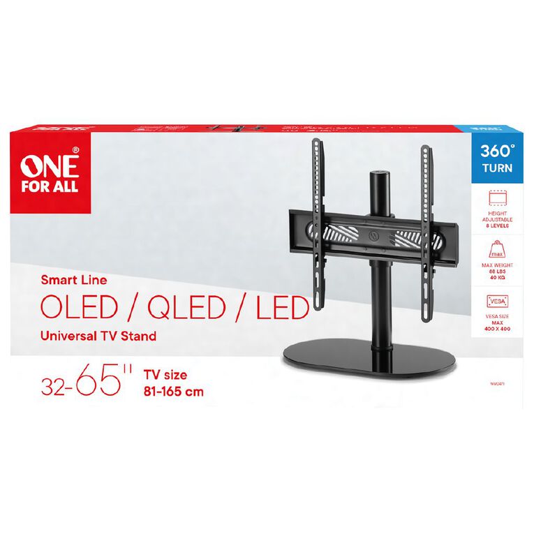 One for All Universal Table Top TV Stand for 32"-65" TVs, , hi-res