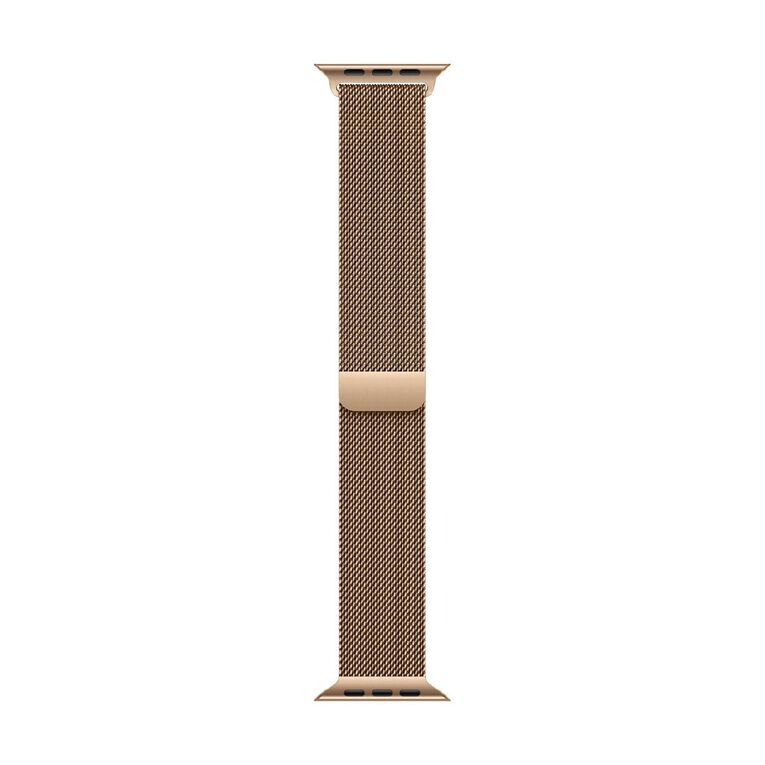 Apple 46mm Gold Milanese Loop - S/M, , hi-res
