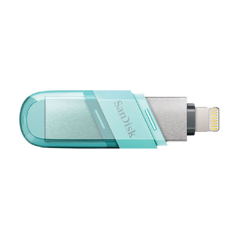 Sandisk iXpand 64GB Flash Drive Flip SDIX90N Mint Green, , hi-res