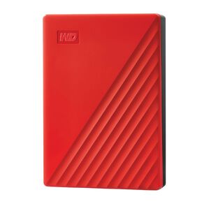 WD My Passport 4TB USB 3.0 External HDD - Red