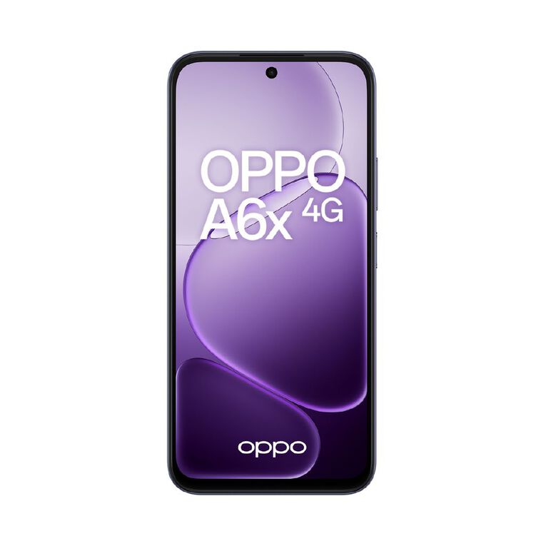 OPPO A6x 4G 4GB + 128GB Plum Purple with Spark $28 Value Pack Sim Bundle, , hi-res