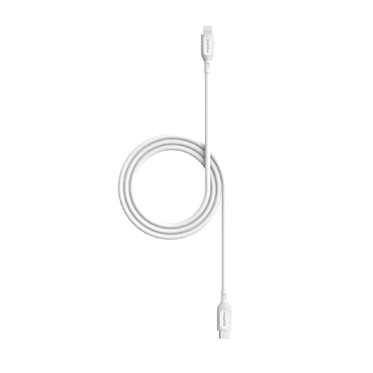 Mophie Essential USB-C to Lightning TPE Cable 1m - White, , hi-res
