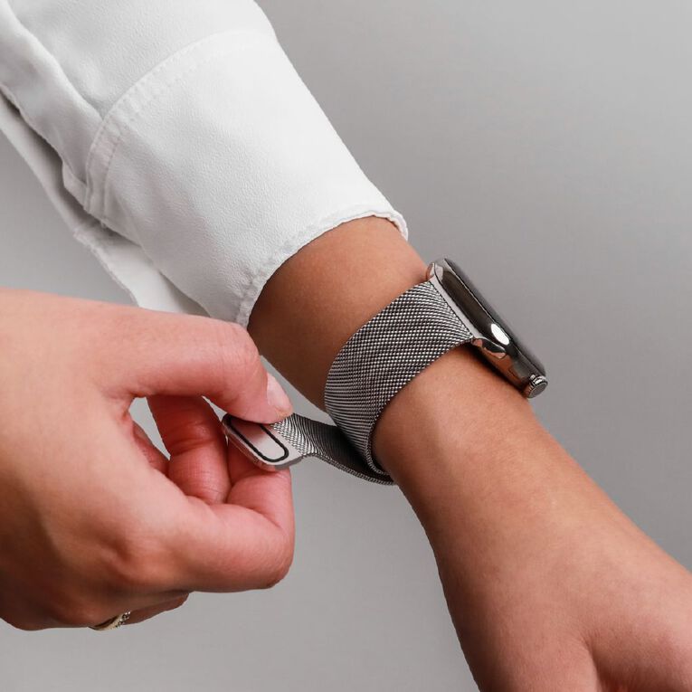 Vonmahlen Milanese Loop 2 for Apple Watch (40-42mm) - Silver, , hi-res