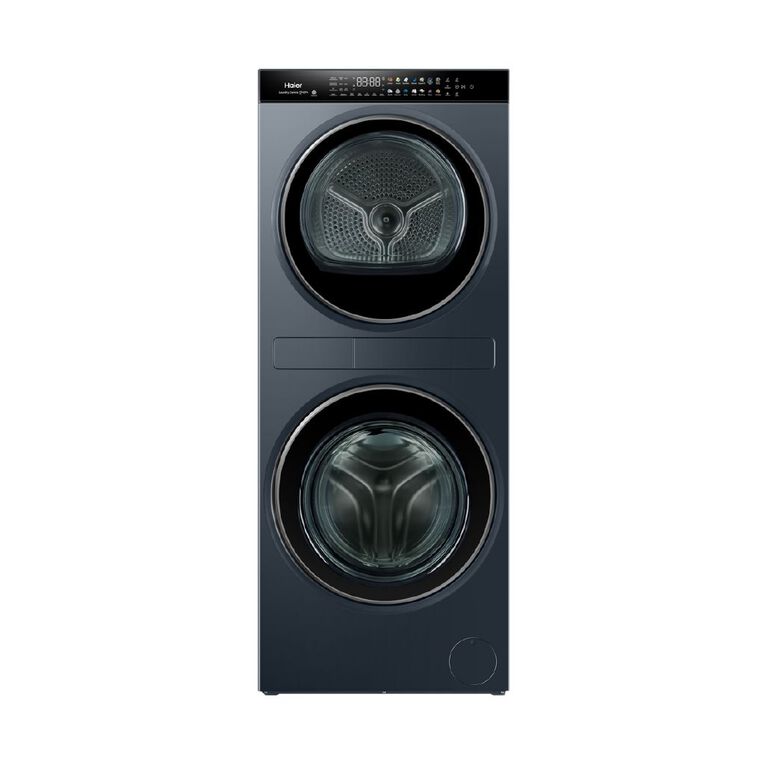 Haier 12kg & 9kg 600 Series Laundry Centre Heat Pump Dryer - Black, , hi-res