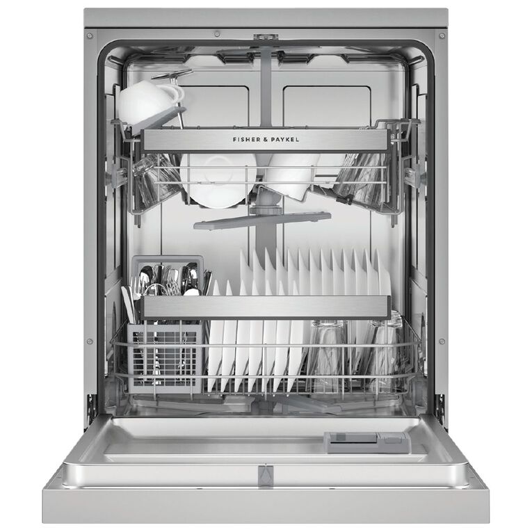 Fisher & Paykel 60cm Series 5 Freestanding Dishwasher - Stainless steel, , hi-res