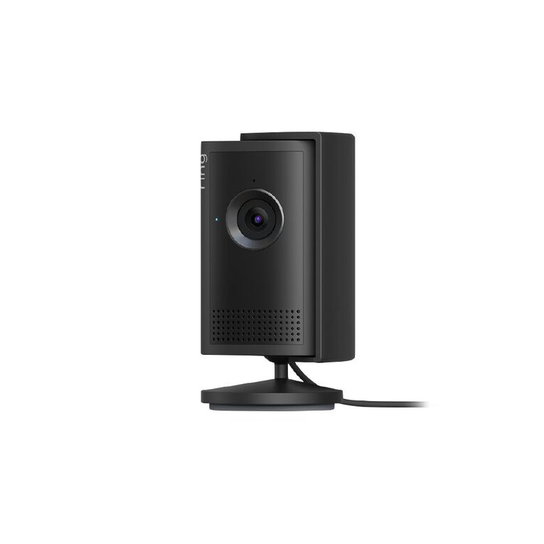 Ring Indoor Camera Plus 2K Security Camera Plug-In Black, , hi-res