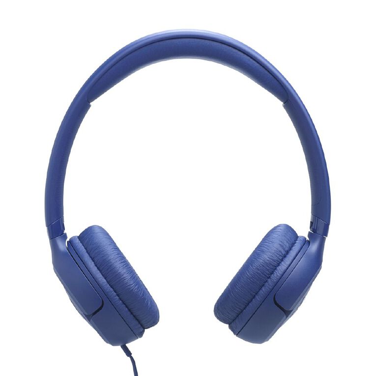 JBL Tune 530 Wired On-Ear Headphones - Blue, , hi-res