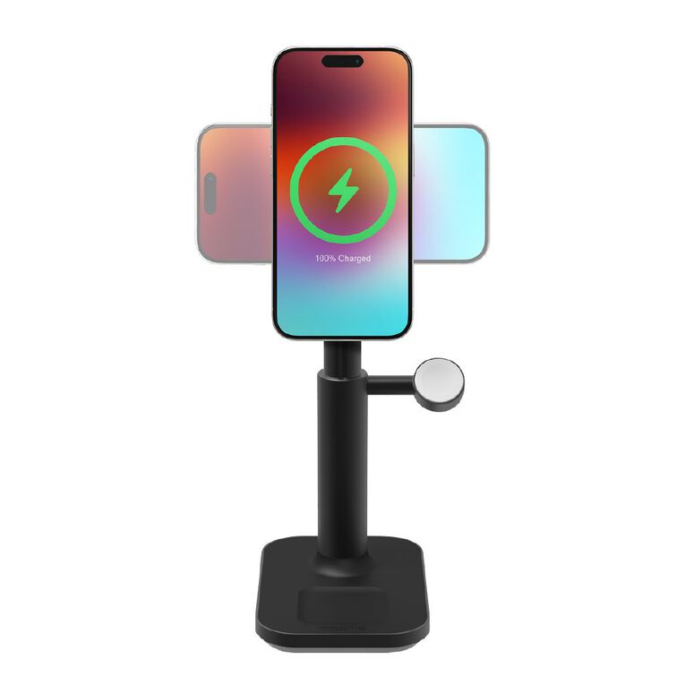 Mophie Universal 3-in-1 Magsafe Wireless Charging Stand - Grey, , hi-res