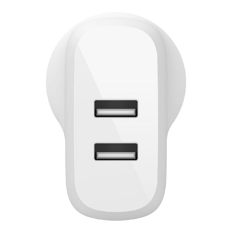 Belkin Dual USB-A Wall Charger 24W, , hi-res