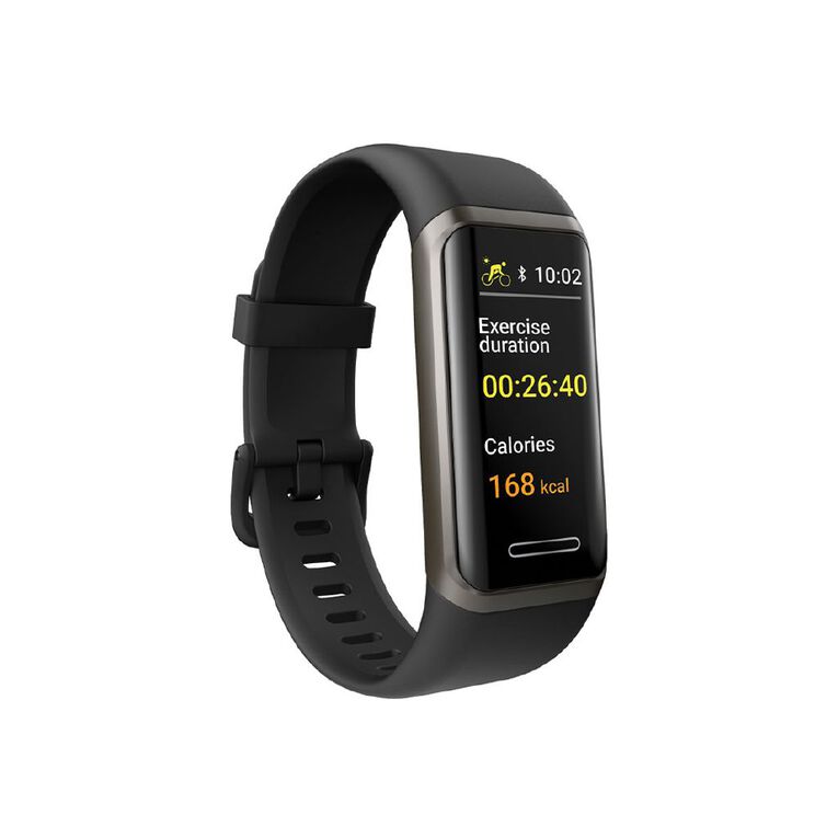 Ryze Elevate Smart Watch With Alexa (Black + Green), , hi-res
