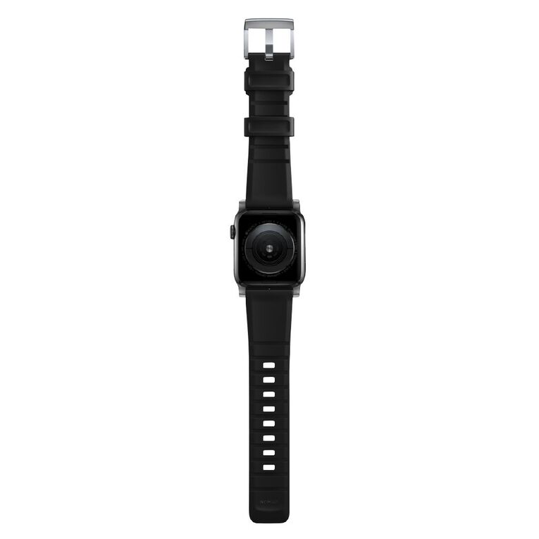 Nomad Rugged Band for Apple Watch (42 / 44-46 / 49mm / ULTRA) - Silver Hardware, , hi-res