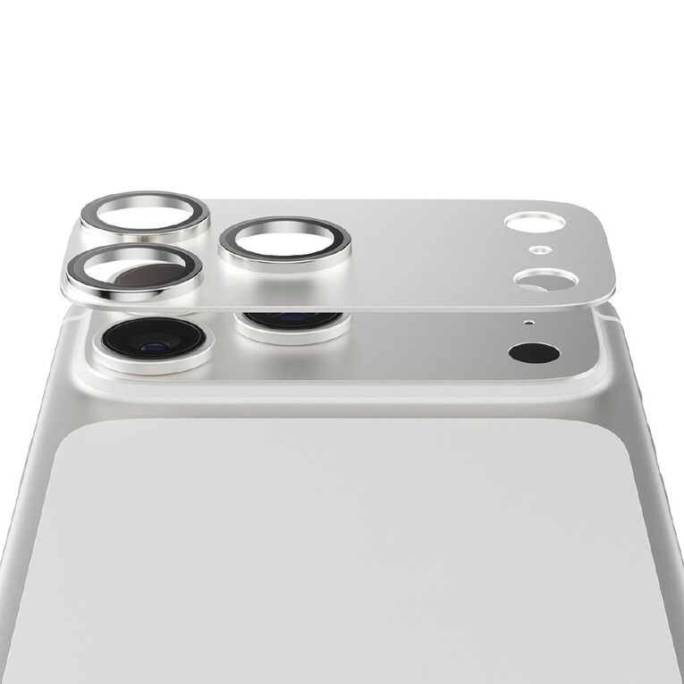 PanzerGlass Fender Camera Protector Silver for iPhone 17 Pro Max, , hi-res