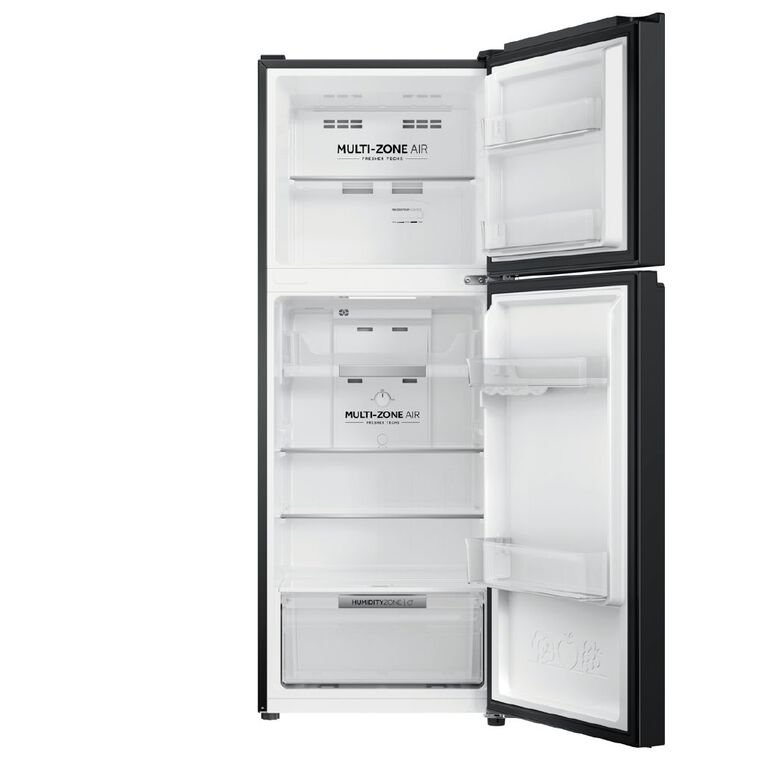 Haier 208L 300 Series Top Mount Fridge Freezer - Black, , hi-res