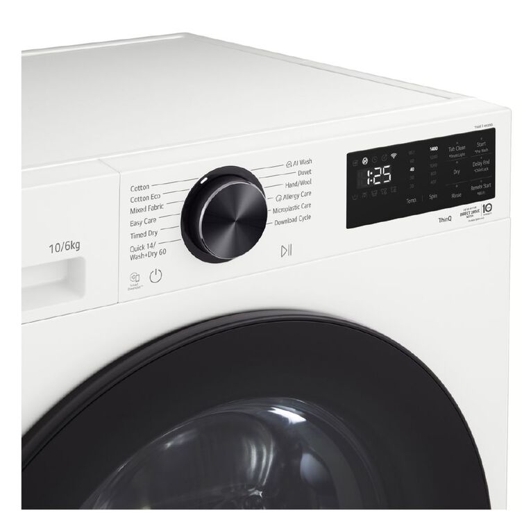 LG 10kg/6kg Series 3 Front Load Washer Dryer Combo, , hi-res