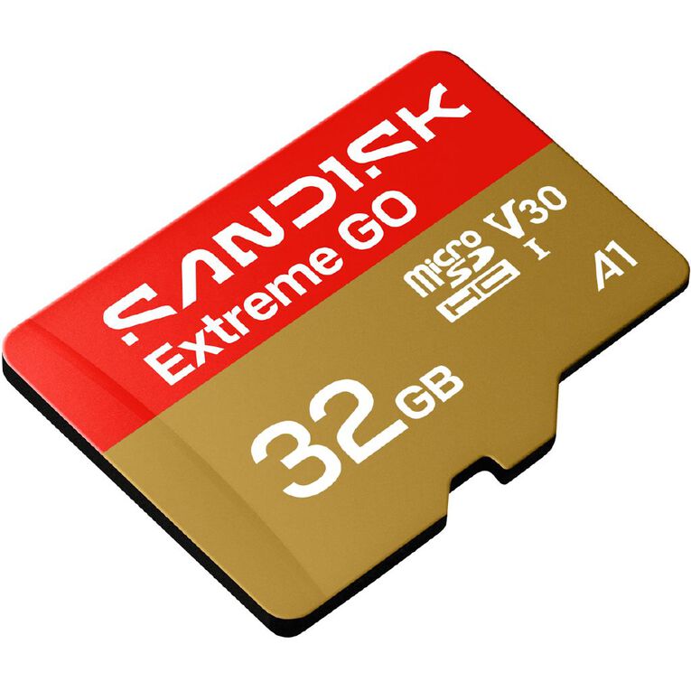 Sandisk Extreme Go UHS-I 32GB MicroSD 100MB/s(R) / 60MB/s(W), , hi-res