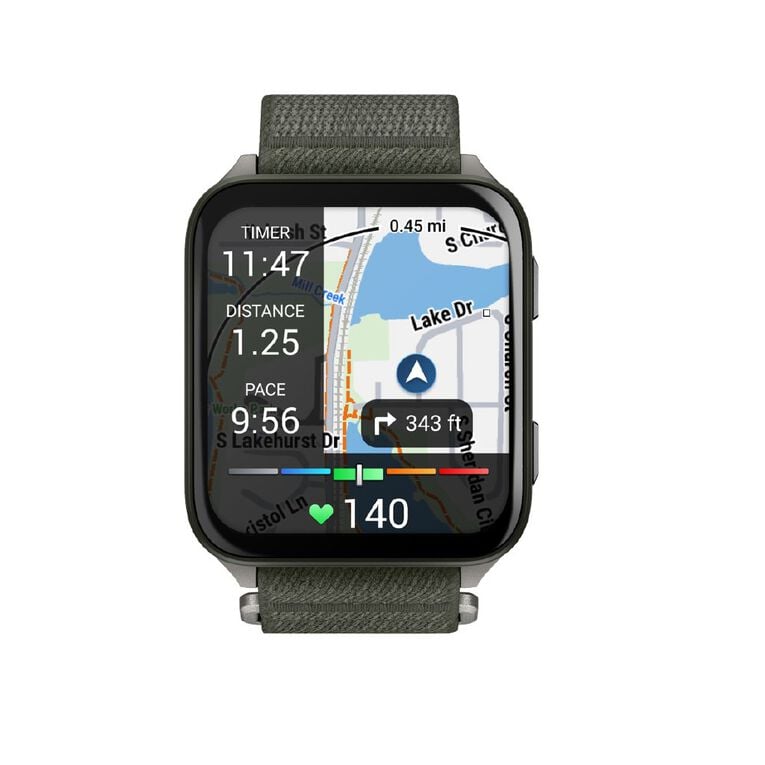 Garmin Venu X1 Moss With Titanium Caseback & Moss Comfortfit Nylon Band, , hi-res