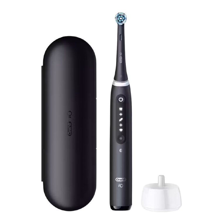 Oral-B iO5 Electric Toothbrush with Travel Case - Matte Black 2026, , hi-res