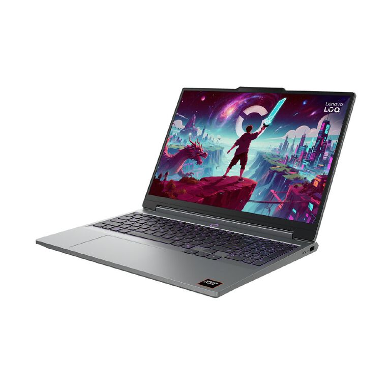 Lenovo LOQ 15.3 Inch WUXGA AMD Ryzen 7 250 16GB RAM 512GB SSD NVIDIA RTX5050 Windows 11 Gaming Notebook, , hi-res