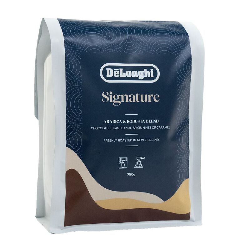 Delonghi NZ Roasted Signature 750g Coffee Beans, , hi-res